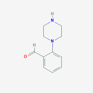 molecular formula C11H14N2O B1586802 2-哌嗪基苯甲醛 CAS No. 736991-52-9