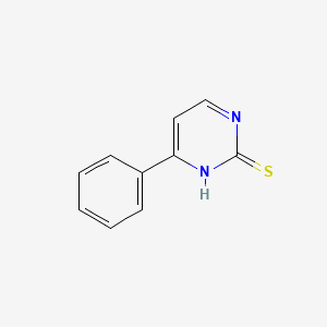 molecular formula C10H8N2S B1586811 4-苯基嘧啶-2-硫醇 CAS No. 60414-59-7