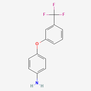 molecular formula C13H10F3NO B1586847 4-[3-(三氟甲基)苯氧基]苯胺 CAS No. 41605-31-6