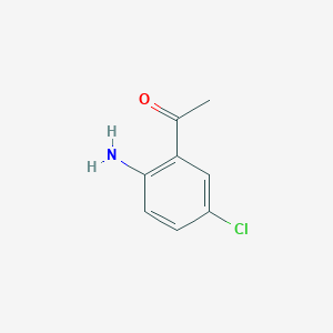molecular formula C8H8ClNO B158686 1-(2-氨基-5-氯苯基)乙酮 CAS No. 1685-19-4