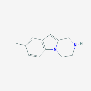 B158689 8-Methyl-1,2,3,4-tetrahydropyrazino[1,2-a]indole CAS No. 126718-16-9