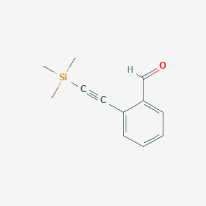 molecular formula C12H14OSi B1586892 2-[(三甲基甲硅烷基)乙炔基]苯甲醛 CAS No. 77123-58-1