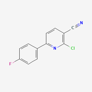 B1586900 2-Chloro-6-(4-Fluorophenyl)Nicotinonitrile CAS No. 31776-83-7