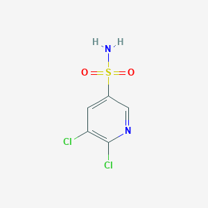 molecular formula C5H4Cl2N2O2S B1586910 5,6-Dichloropyridine-3-sulfonamide CAS No. 622339-80-4