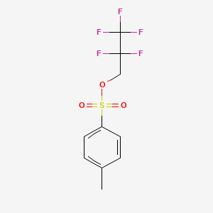molecular formula C10H9F5O3S B1586926 2,2,3,3,3-Pentafluoropropyl 4-methylbenzenesulfonate CAS No. 565-42-4