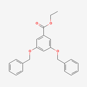 molecular formula C23H22O4 B1586932 3,5-双(苯甲氧基)苯甲酸乙酯 CAS No. 50841-46-8