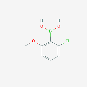 B1586957 2-Chloro-6-methoxyphenylboronic acid CAS No. 385370-80-9