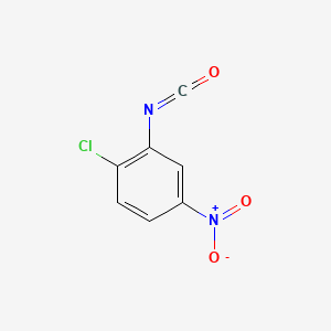 molecular formula C7H3ClN2O3 B1586966 2-氯-5-硝基苯异氰酸酯 CAS No. 68622-16-2