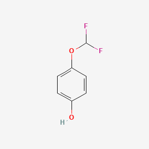 molecular formula C7H6F2O2 B1586983 4-(Difluoromethoxy)phenol CAS No. 87789-47-7