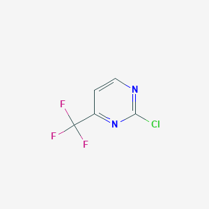 molecular formula C5H2ClF3N2 B015870 2-氯-4-(三氟甲基)嘧啶 CAS No. 33034-67-2