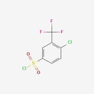 molecular formula C7H3Cl2F3O2S B1587000 4-氯-3-(三氟甲基)苯磺酰氯 CAS No. 32333-53-2