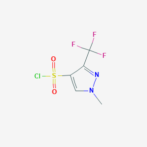 molecular formula C5H4ClF3N2O2S B1587005 1-甲基-3-(三氟甲基)-1H-吡唑-4-磺酰氯 CAS No. 519056-67-8