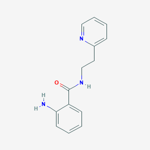 molecular formula C14H15N3O B1587010 2-氨基-N-(2-(吡啶-2-基)乙基)苯甲酰胺 CAS No. 261765-37-1