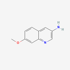 molecular formula C10H10N2O B1587027 7-甲氧基喹啉-3-胺 CAS No. 87199-83-5