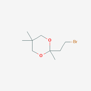 molecular formula C9H17BrO2 B1587034 2-(2-溴乙基)-2,5,5-三甲基-1,3-二噁烷 CAS No. 87842-52-2