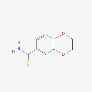 molecular formula C9H9NO2S B1587043 2,3-Dihydro-1,4-benzodioxine-6-carbothioamide CAS No. 337508-71-1