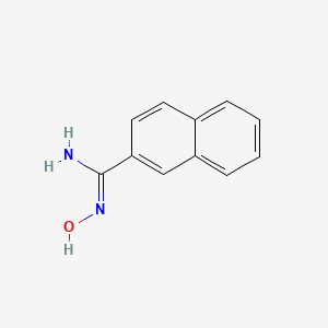 molecular formula C11H10N2O B1587052 N'-羟基-2-萘甲酰亚胺 CAS No. 64893-54-5