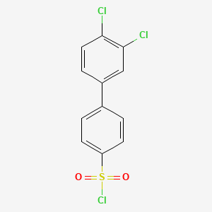molecular formula C12H7Cl3O2S B1587054 3',4'-二氯[1,1'-联苯]-4-磺酰氯 CAS No. 501697-80-9