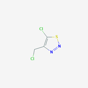 molecular formula C3H2Cl2N2S B1587056 5-Chloro-4-(chloromethyl)-1,2,3-thiadiazole CAS No. 88127-85-9