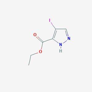 molecular formula C6H7IN2O2 B1587062 ethyl 4-iodo-1H-pyrazole-5-carboxylate CAS No. 179692-08-1