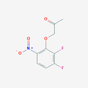 molecular formula C9H7F2NO4 B1587067 1-(2,3-Difluoro-6-nitrophenoxy)propan-2-one CAS No. 82419-32-7
