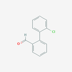 molecular formula C13H9ClO B1587068 2'-Chloro-[1,1'-biphenyl]-2-carbaldehyde CAS No. 223575-76-6