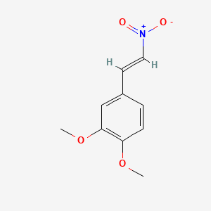 molecular formula C10H11NO4 B1587075 1,2-Dimethoxy-4-[(E)-2-nitroethenyl]benzene CAS No. 4230-93-7