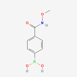 molecular formula C8H10BNO4 B1587093 [4-(methoxycarbamoyl)phenyl]boronic Acid CAS No. 850568-17-1
