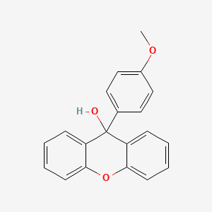 molecular formula C20H16O3 B1587095 9-(4-甲氧基苯基)黄色素-9-醇 CAS No. 94465-25-5