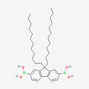 molecular formula C37H60B2O4 B1587096 9,9-Didodecylfluorene-2,7-diboronic acid CAS No. 480424-86-0