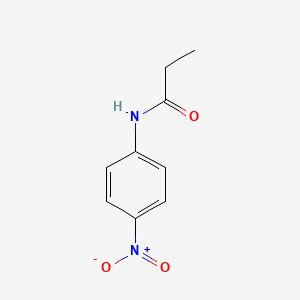 molecular formula C9H10N2O3 B1587104 N-(4-Nitrophenyl)propionamide CAS No. 4850-93-5