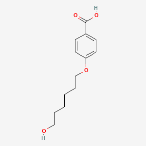 molecular formula C13H18O4 B1587105 4-((6-Hydroxyhexyl)oxy)benzoic acid CAS No. 83883-25-4