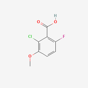 molecular formula C8H6ClFO3 B1587108 2-氯-6-氟-3-甲氧基苯甲酸 CAS No. 886499-40-7
