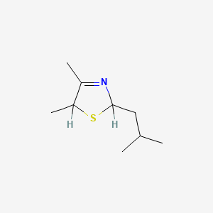 molecular formula C9H17NS B1587118 4,5-二甲基-2-异丁基-3-噻唑啉 CAS No. 65894-83-9