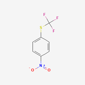 molecular formula C7H4F3NO2S B1587131 4-(三氟甲硫基)硝基苯 CAS No. 403-66-7