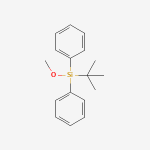 molecular formula C17H22OSi B1587147 叔丁氧基(甲氧基)二苯基硅烷 CAS No. 76358-47-9
