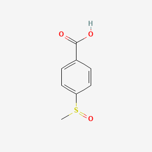molecular formula C8H8O3S B1587149 4-(甲基亚磺酰基)苯甲酸 CAS No. 33963-58-5
