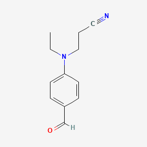B1587160 3-(Ethyl(4-formylphenyl)amino)propanenitrile CAS No. 27914-15-4