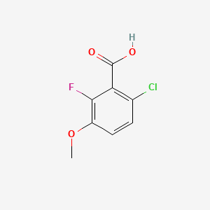 molecular formula C8H6ClFO3 B1587210 6-氯-2-氟-3-甲氧基苯甲酸 CAS No. 886499-58-7