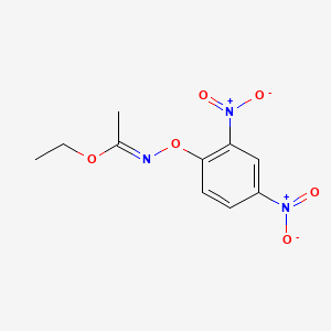 molecular formula C10H11N3O6 B1587224 乙基 (1E)-N-(2,4-二硝基苯氧基)乙亚胺酸盐 CAS No. 54322-32-6