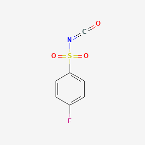 molecular formula C7H4FNO3S B1587229 4-氟苯磺酰异氰酸酯 CAS No. 3895-25-8