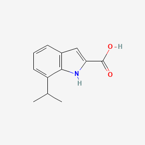 molecular formula C12H13NO2 B1587243 7-异丙基-1H-吲哚-2-羧酸 CAS No. 383132-25-0