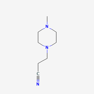 B1587268 3-(4-Methylpiperazin-1-yl)propanenitrile CAS No. 4491-92-3