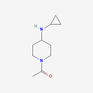 molecular formula C10H18N2O B1587279 1-乙酰-4-环丙基氨基哌啶 CAS No. 387358-46-5