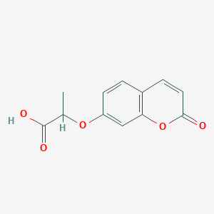 molecular formula C12H10O5 B1587290 2-[(2-Oxo-2H-chromen-7-YL)oxy]propanoic acid CAS No. 304889-93-8
