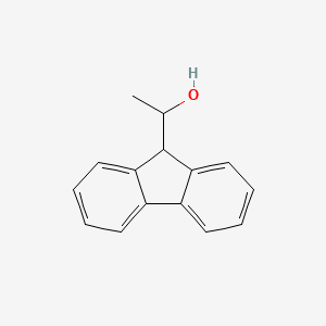 molecular formula C15H14O B1587296 1-(9-Fluorenyl)ethanol CAS No. 3023-49-2