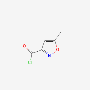 molecular formula C5H4ClNO2 B1587302 5-Methylisoxazole-3-carbonyl chloride CAS No. 39499-34-8