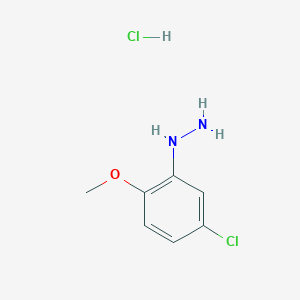 molecular formula C7H10Cl2N2O B1587331 5-氯-2-甲氧基苯肼盐酸盐 CAS No. 5446-16-2