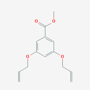 molecular formula C14H16O4 B158734 3,5-双(烯丙氧基)苯甲酸甲酯 CAS No. 135710-38-2