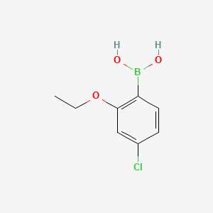 molecular formula C8H10BClO3 B1587342 4-氯-2-乙氧基苯硼酸 CAS No. 850568-80-8